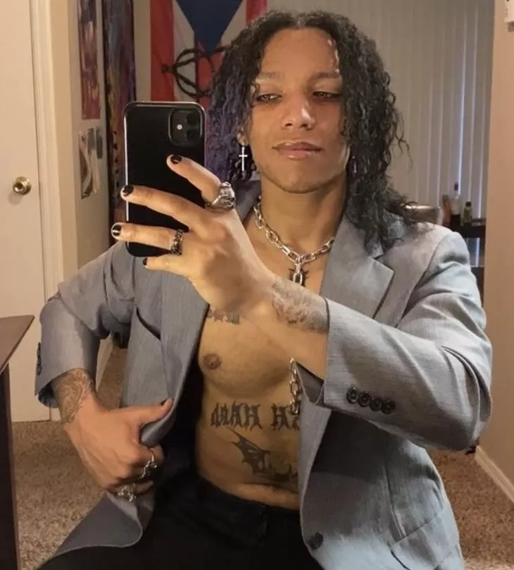 Ride me with the blazer on or off? 🦇🩸 posted by Dependent_Spread580