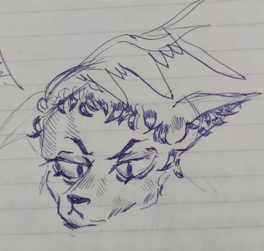 Right so I ain't a furry, but I drew one I guess by Crabtoide