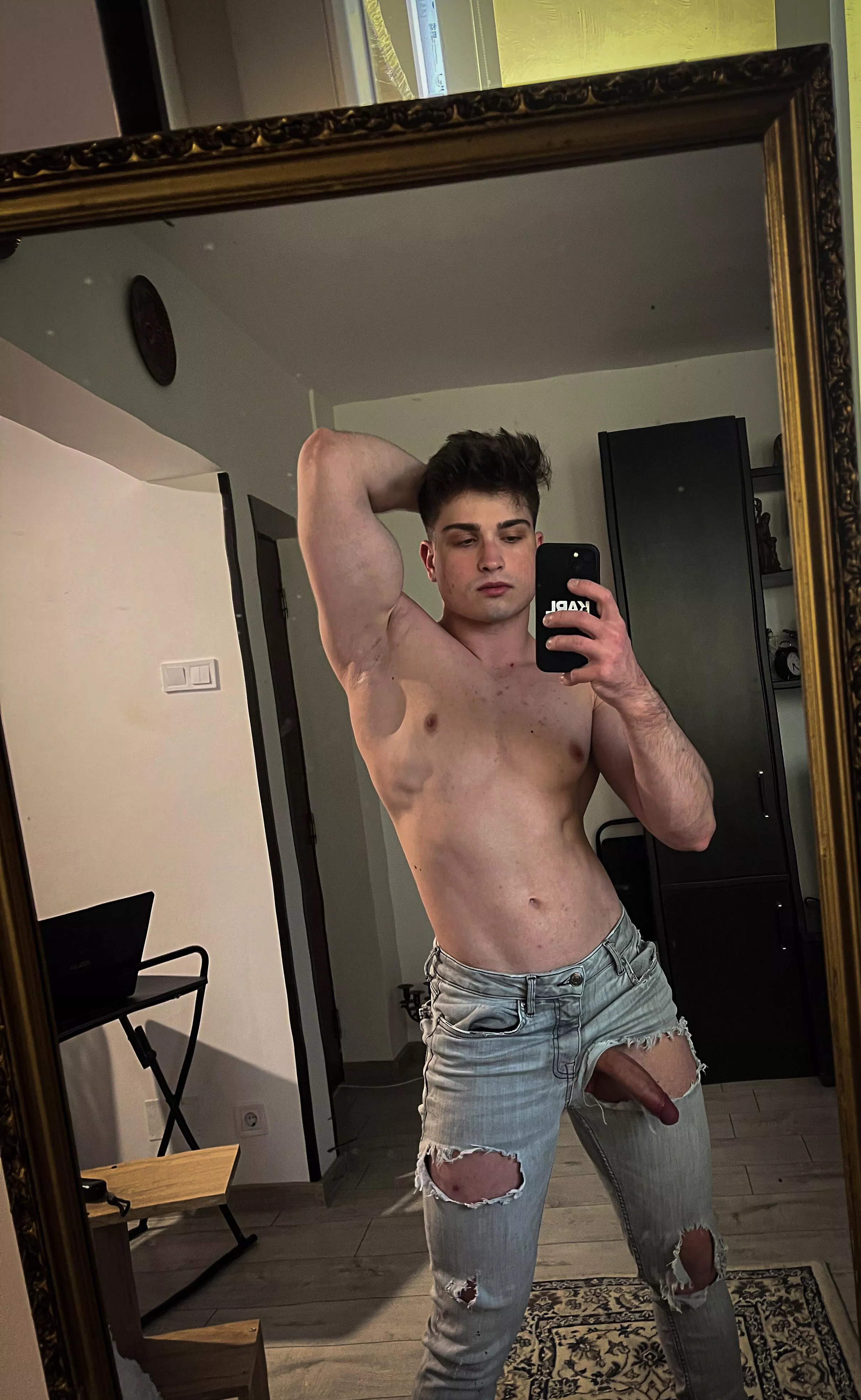 Ripped the hole bigger for easy access posted by Me555264