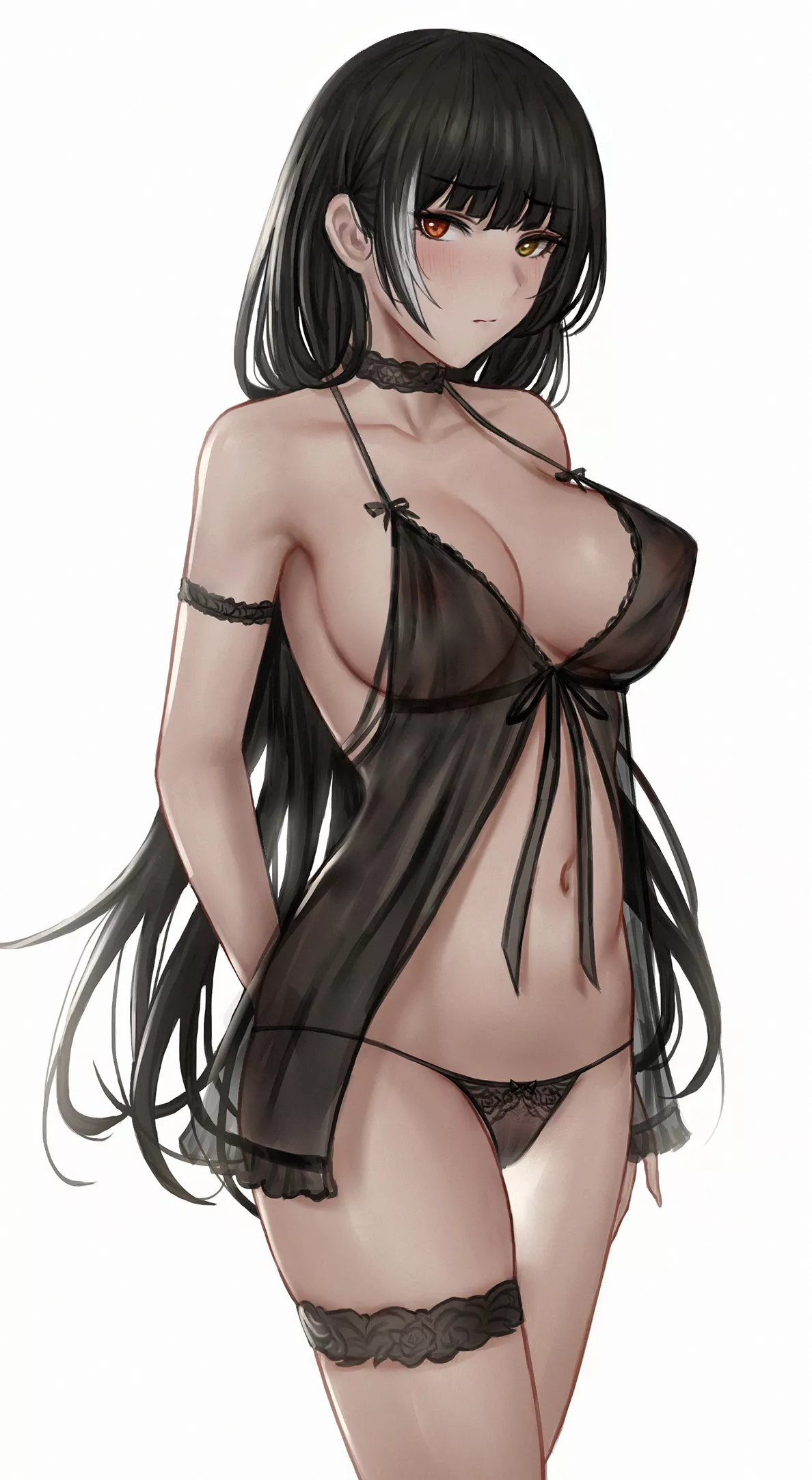 RO635 in sexy black underwear [Girls' Frontline] posted by Dragon_Shiro