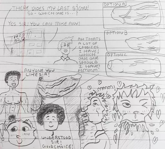 Roast this shitty comic I made during the class today by StickyVG4AnimePP