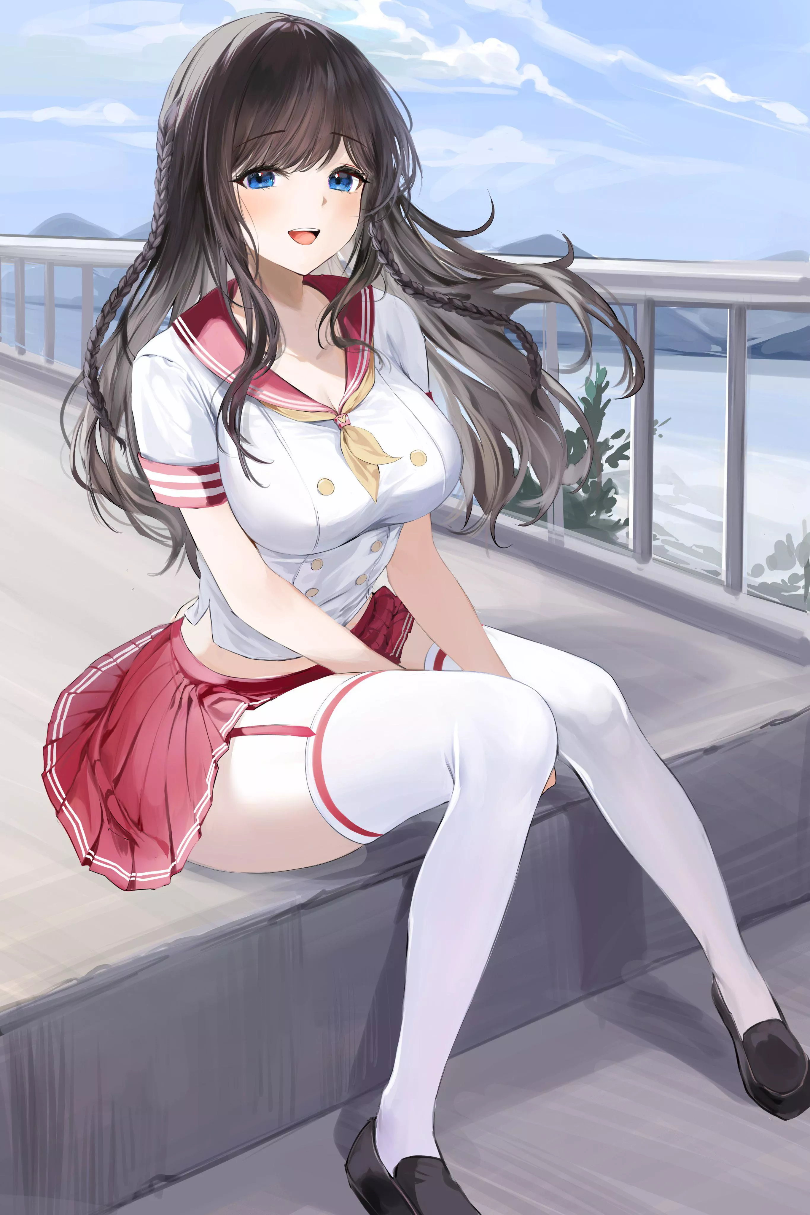 Rooftop Cutie posted by maybeharu