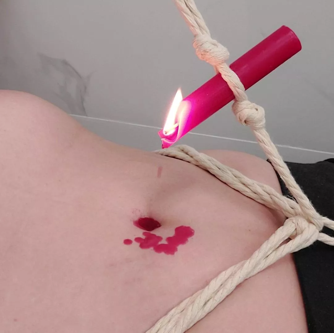rope, wax, and my belly button posted by myberrybutton
