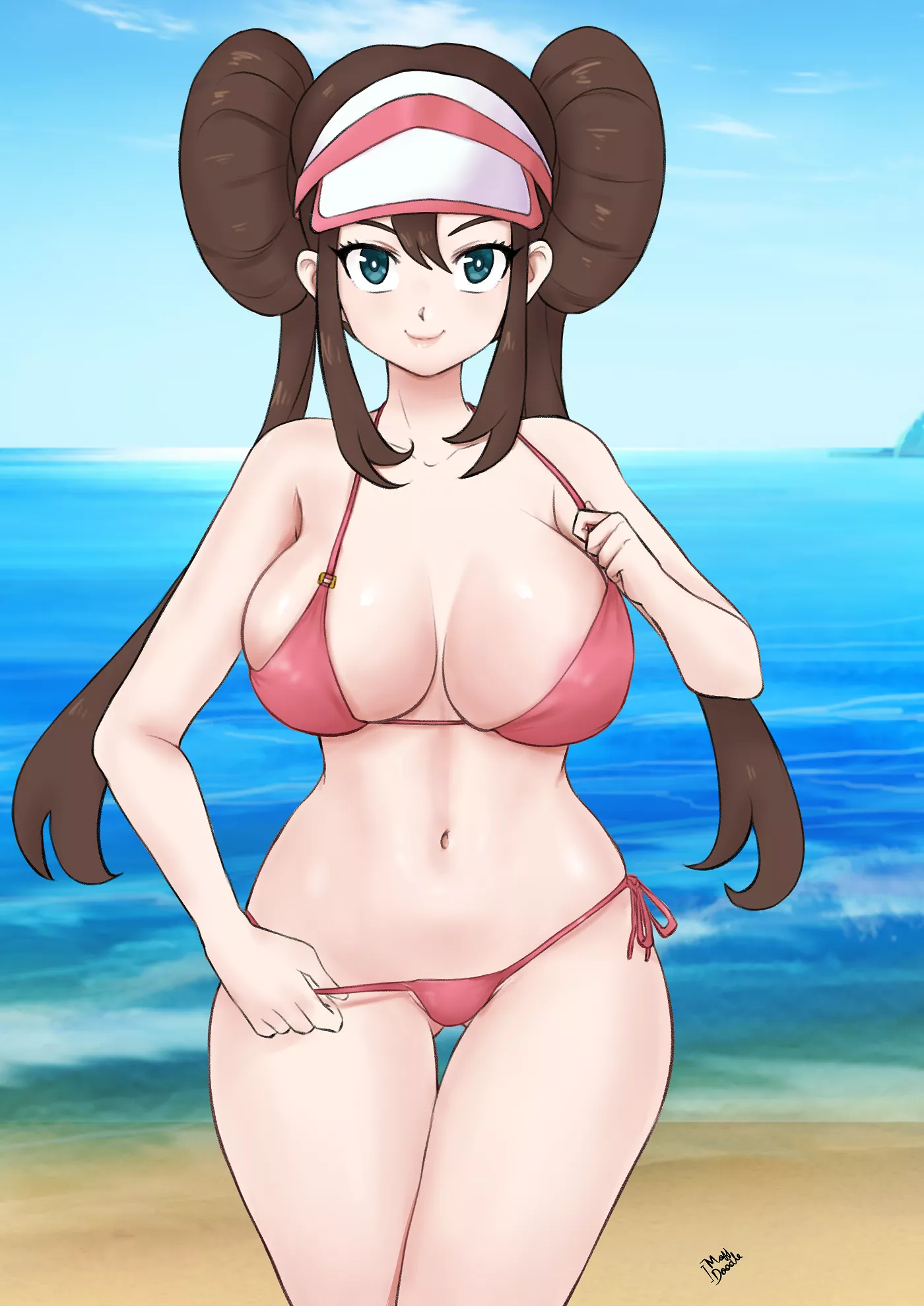 Rosa Micro Bikini Take Off Tease (Chronosth1) [Pokemon] posted by sequence_string