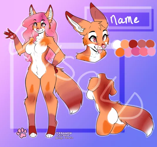 Rose Fox Adoptable! See My Comment For Details by nebu-ta
