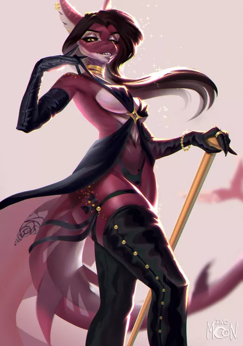 Rose (ych) by AnRzin