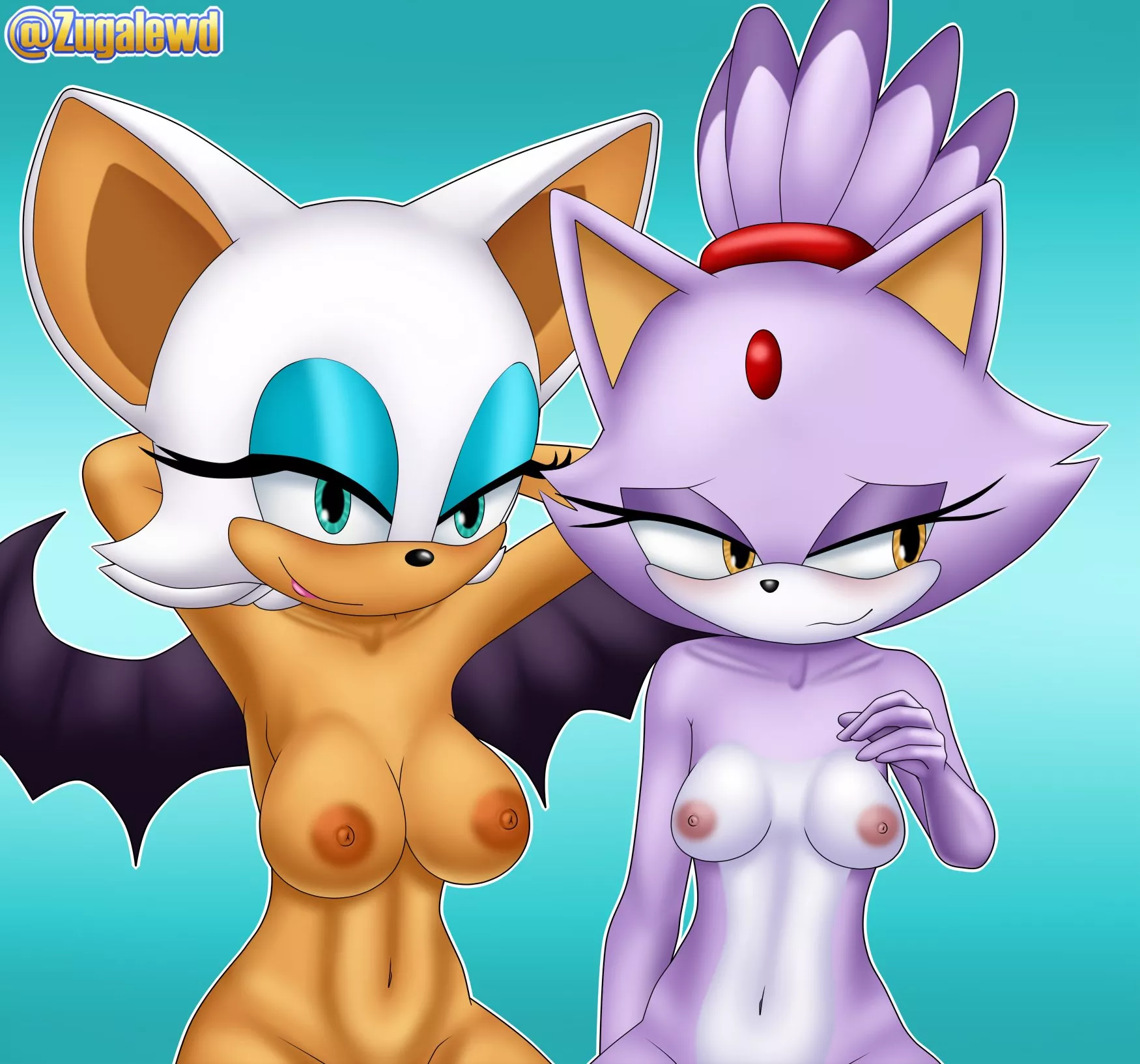 Rouge and Blaze (zugalov) posted by Zugalewd