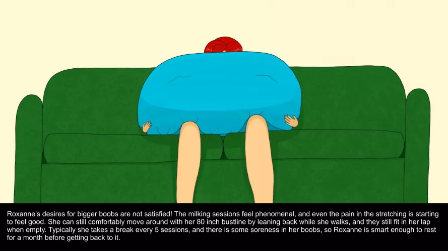 Roxanne’s Lap Fillers (Caption8: Roxanne’s Milk Tanks) by CreatorOfRoxanneB