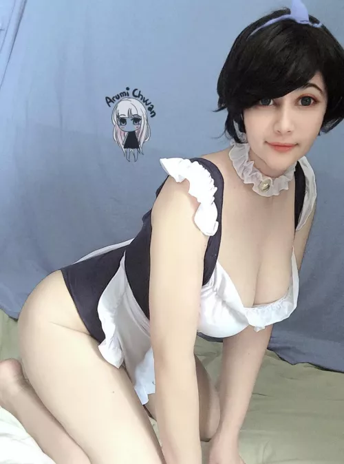 Ruka Sarashina maid version by Arumichwan (≧ ▽ ≦) / by arumichwan