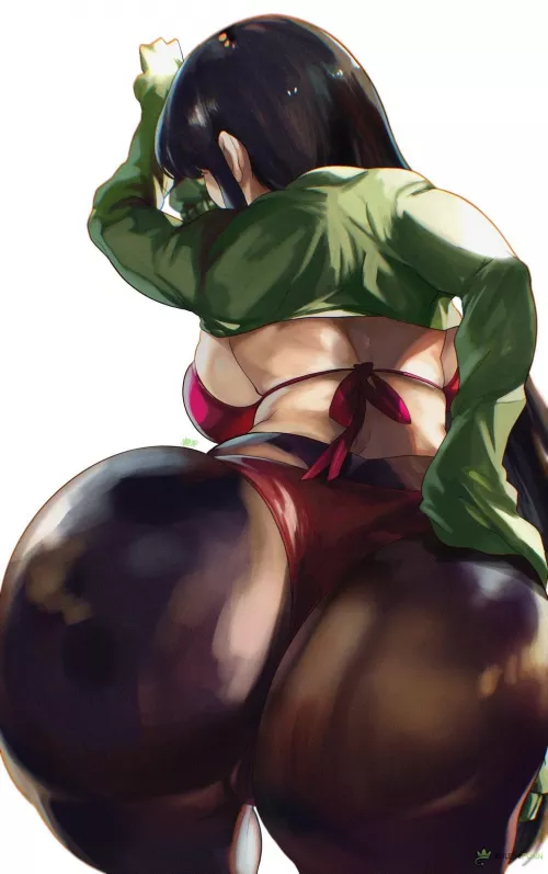 Rule 34 - 1girls aged up ass ass focus ass up big ass black hair by FaithWallaceRC8