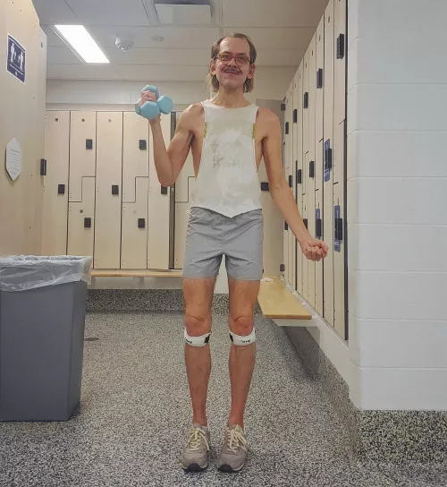 Running with weights, not easy. How do I look? by Personal_Mango_1660