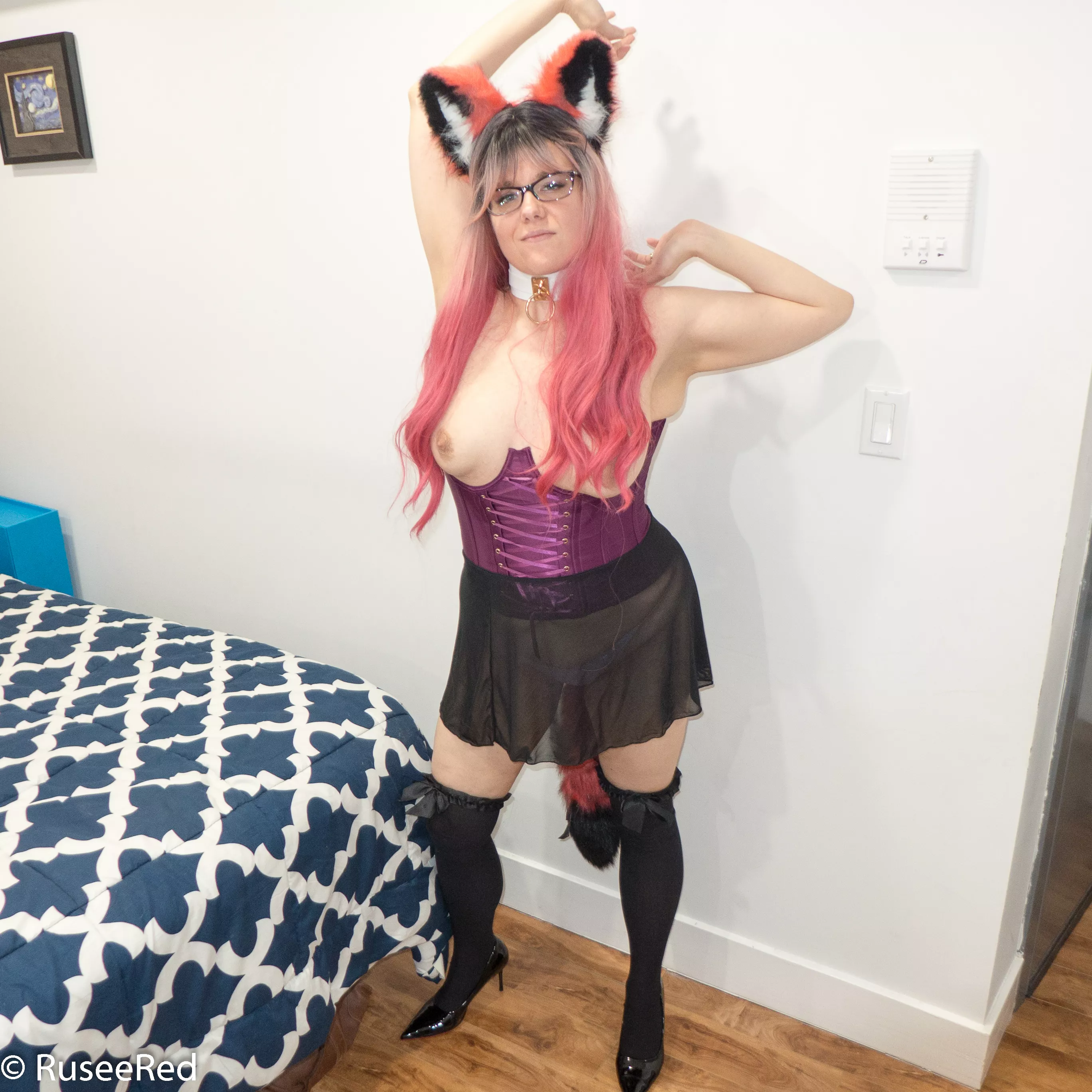 Rusee all dressed up for fun~ posted by RuseeRedGamer