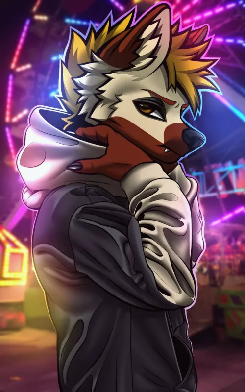 Rusty Nights (art by @DoberArt07 on Twitter) by BrillWolf