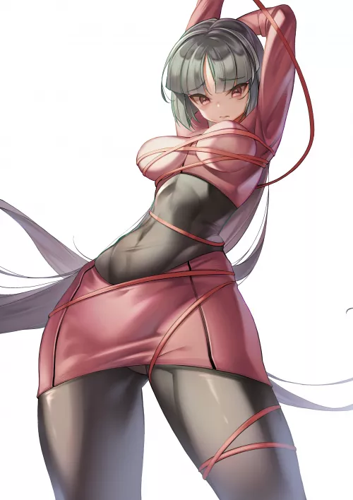 Sabrina Caught By Ribbons (Fish Bread ) [Pokemon] by sequence_string