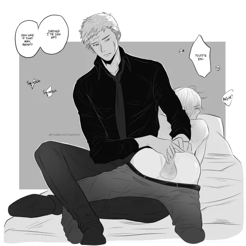 [Saezuru Tori wa Habatakanai] Yashiro and Doumeki sketchi I did based on the new chapters (spoilering just in case!) by The-Winged-Writer