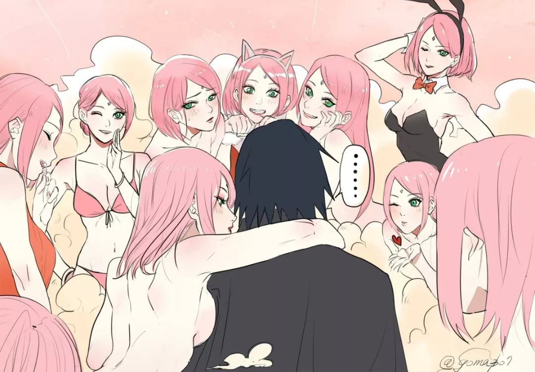 Sakura's harem posted by nawaaz_7