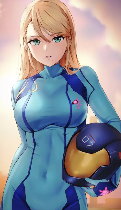 Samus Aran [Metroid] (thrananaart) by CheetahSperm18