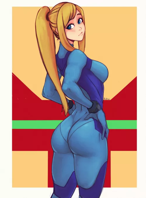 Samus booty (Raichiyo) by INSUBORDINATION-BRUH