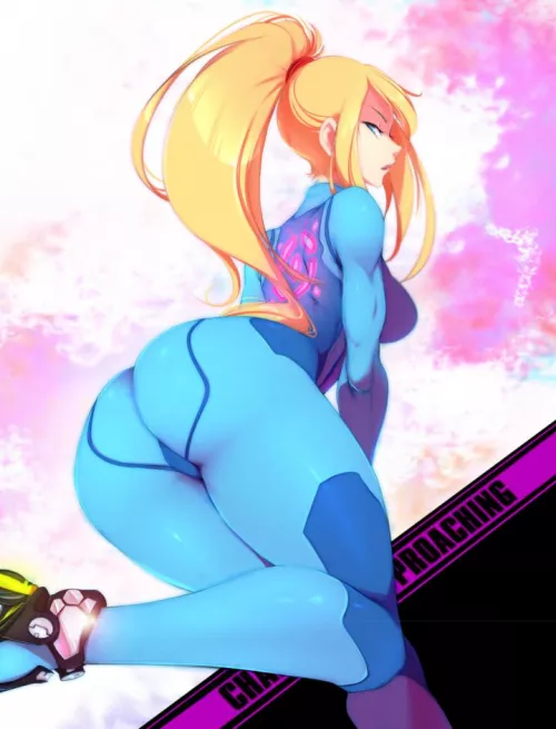 Samus from behind! by fireboy769