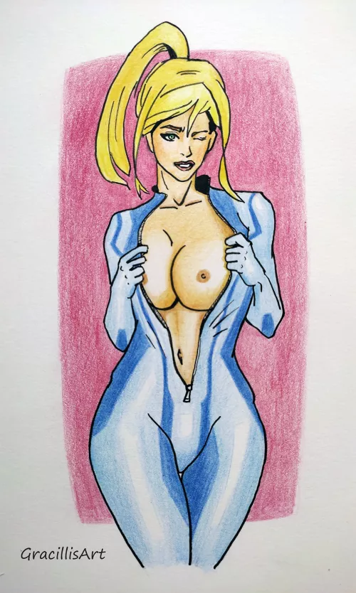 Samus (GracillisArt) [Metroid] by El_Eli