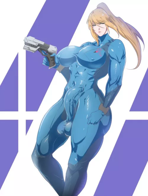 Samus looking sexy by TaskMaster2132