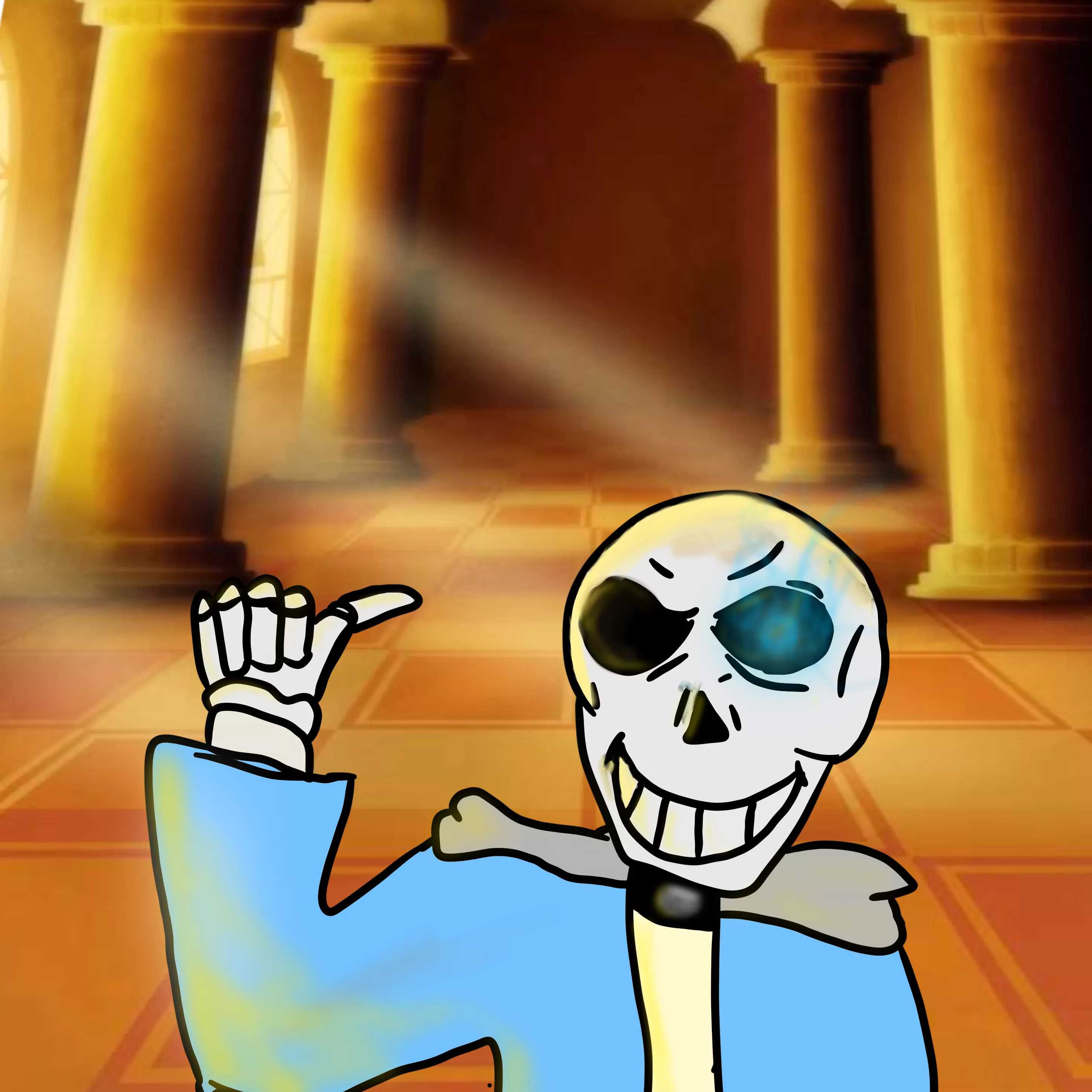 [Sans] You toughy this would be porn, but it is I, Sans! posted by Giro57
