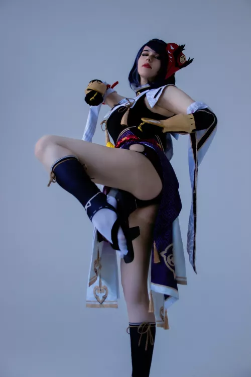 Sara from Genshin impact by Killowcute by Killowcute