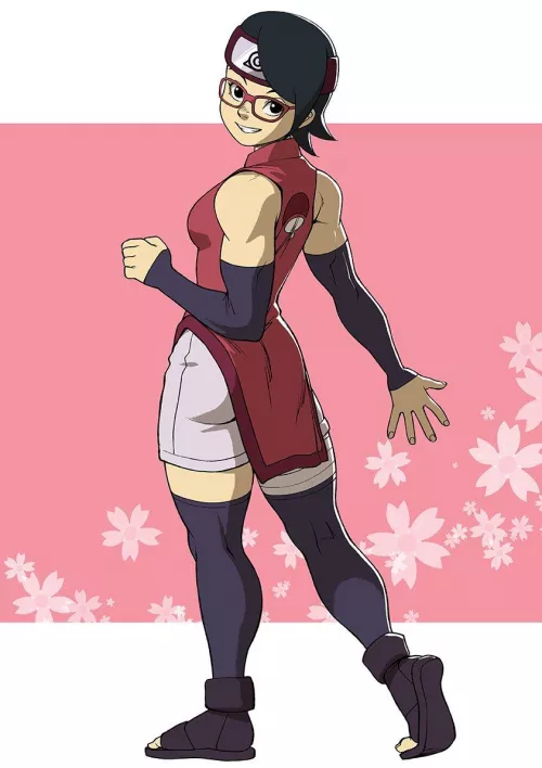 Sarada Uchiha(@pokkuti)[Boruto] by TheTMoneyMan