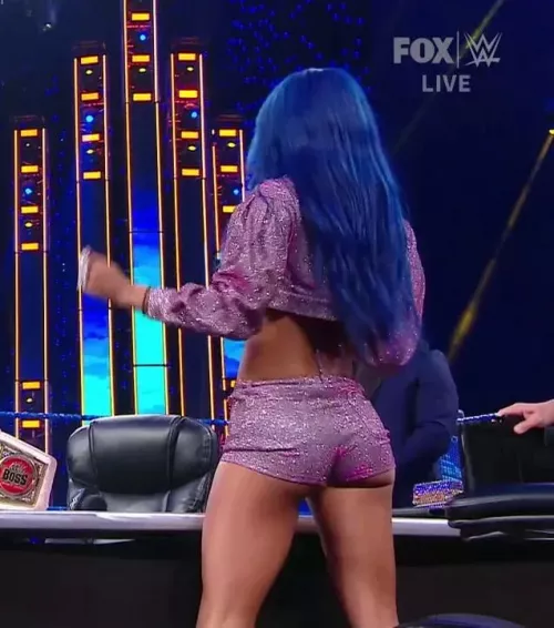 Sasha Banks from Behind by NoMaamer