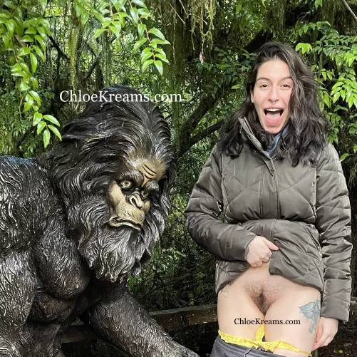 Sasquatch + Snatchsquatch 👣 I Flashed My Bush at the Trees of Mystery in Northern Cali by ChloeKreams