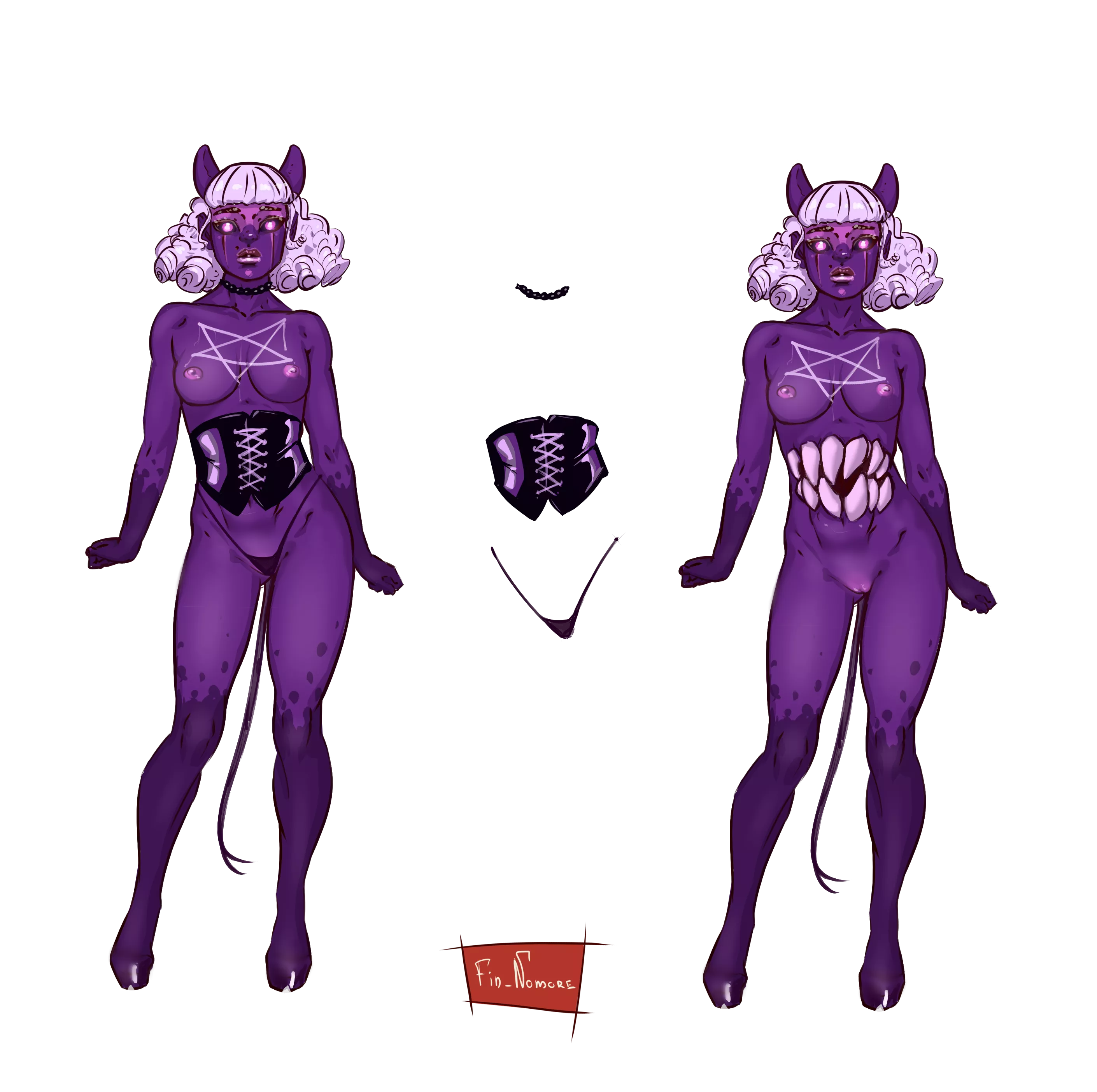 Satanic Girl by Fin Nomore posted by zetta_rumor