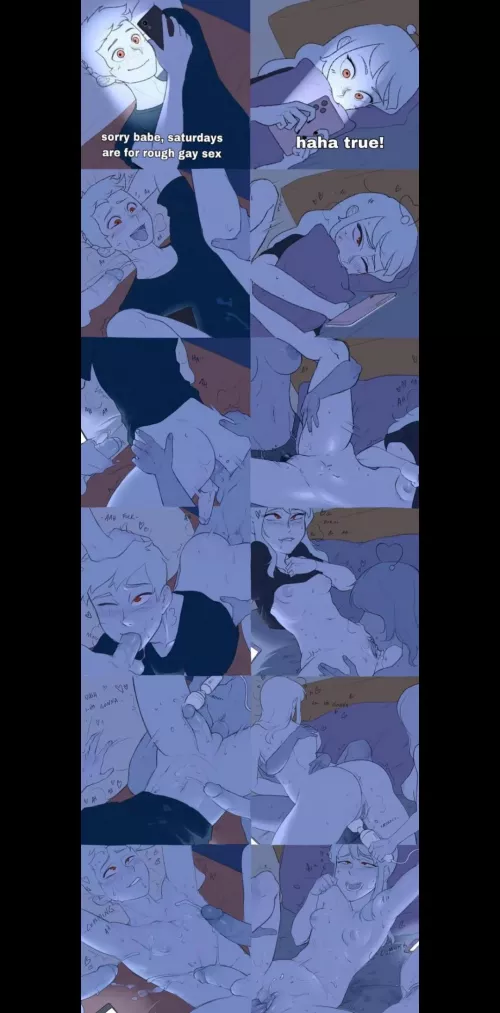 Saturday seems fun to me... i love saturday... 😋 by kobra_kaiii