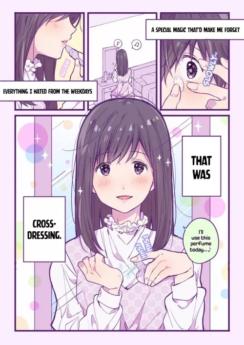 Sauce: A first-year high school boy whose hobby is cross-dressing by H_3Mqko