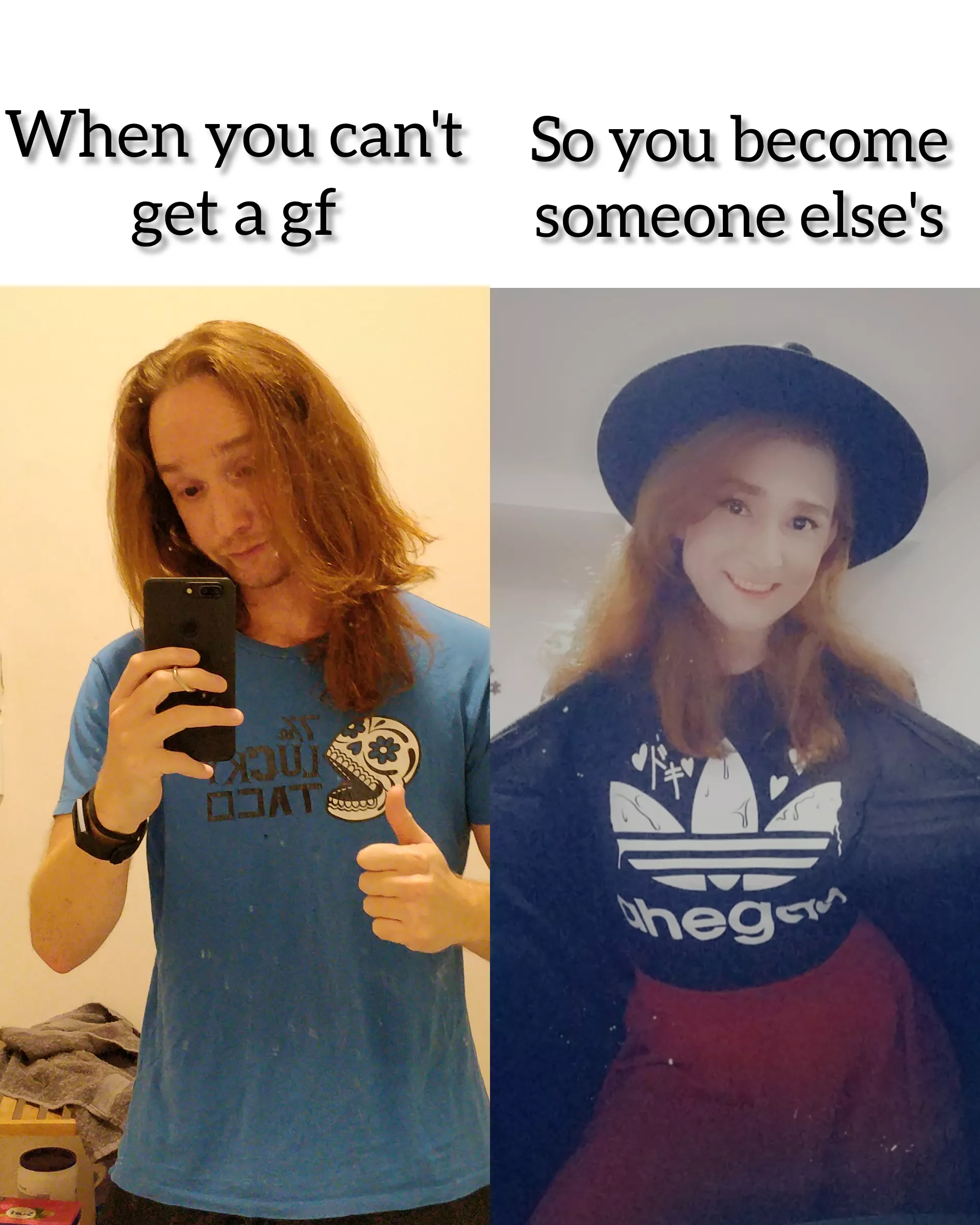 Saw this meme and decided to recreate IRL 😊 posted by fishinariver