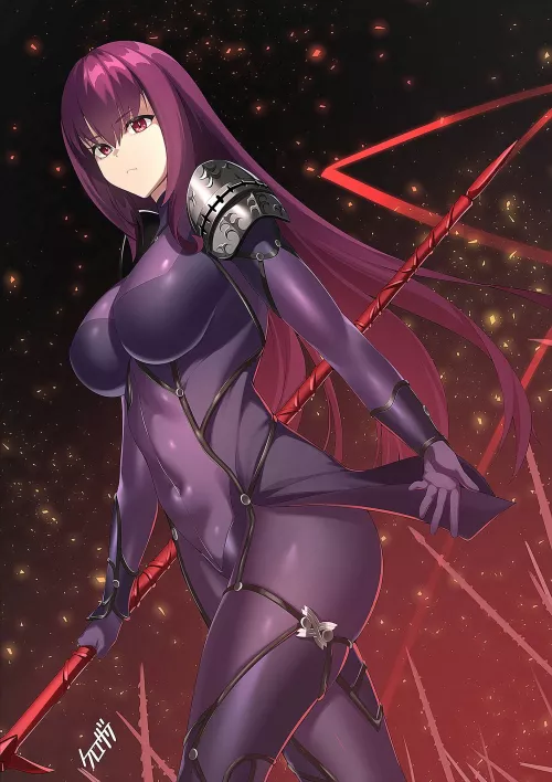 Scathach [Fate/GO] by CheetahSperm18