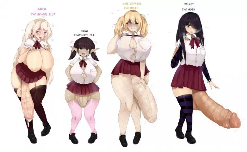 School of futanari by kitttyxyx999