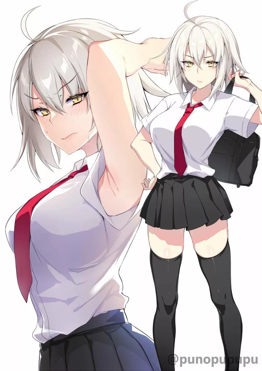 Schoolgirl Jeanne Alter posted by SecretMystogan
