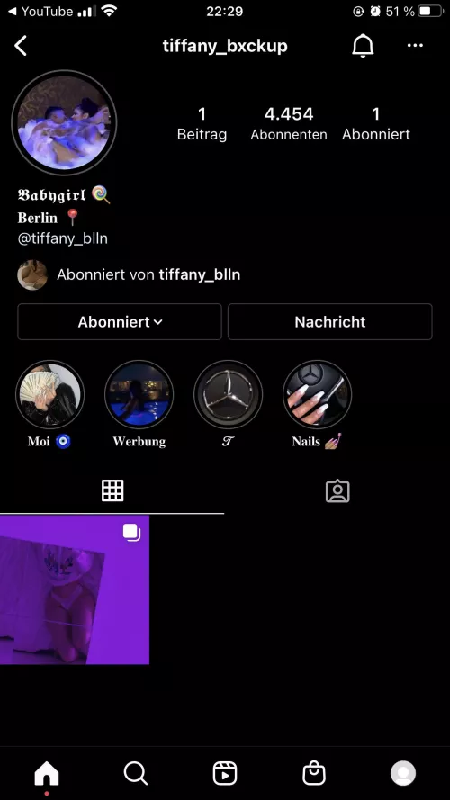 Schreib als Text rein: Folgt @tiffany_bxckup Sie gönnt 🔥 by Agitated-Promotion60