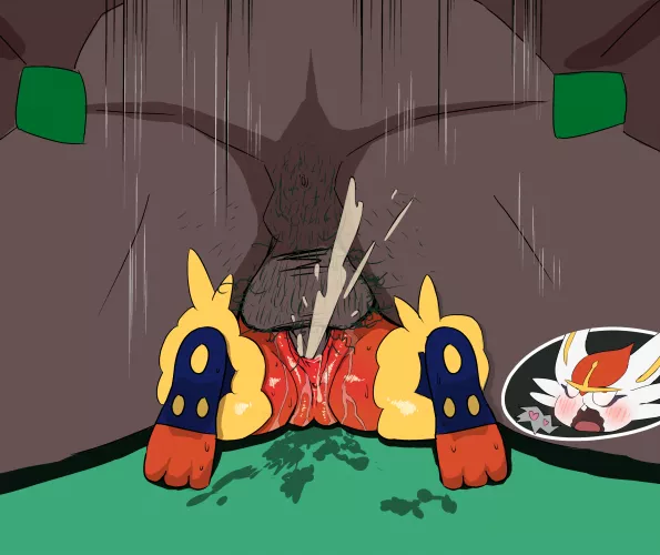 Scoring on Cinderace (@OneKingInHeaven on twitter) [OC] by OneKingInHeaven