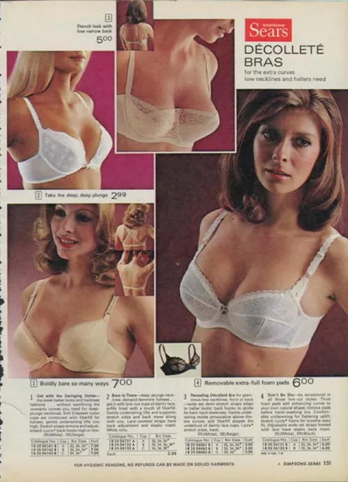 Sears lingerie catalog from 1972. This was just as good as Playboy back in the day. by arrowoodgabriel