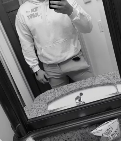 Second post. Rock hard think people can notice? by Biggerthanyaman123