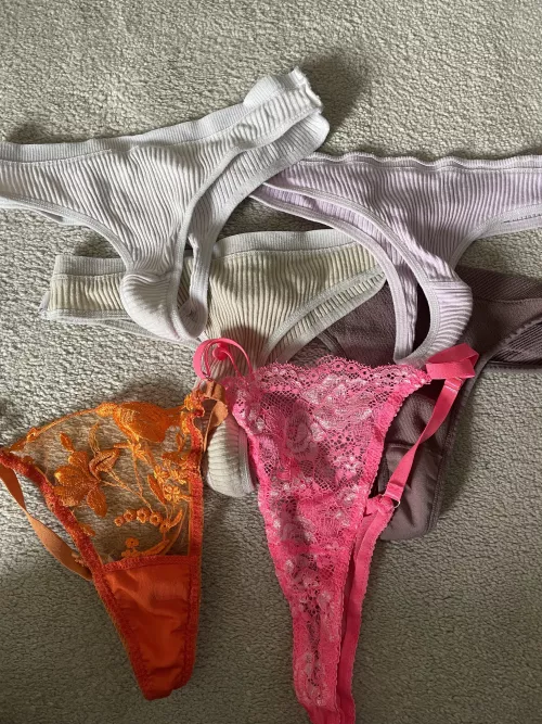 Selection of daughters used and clean panties by hog13579