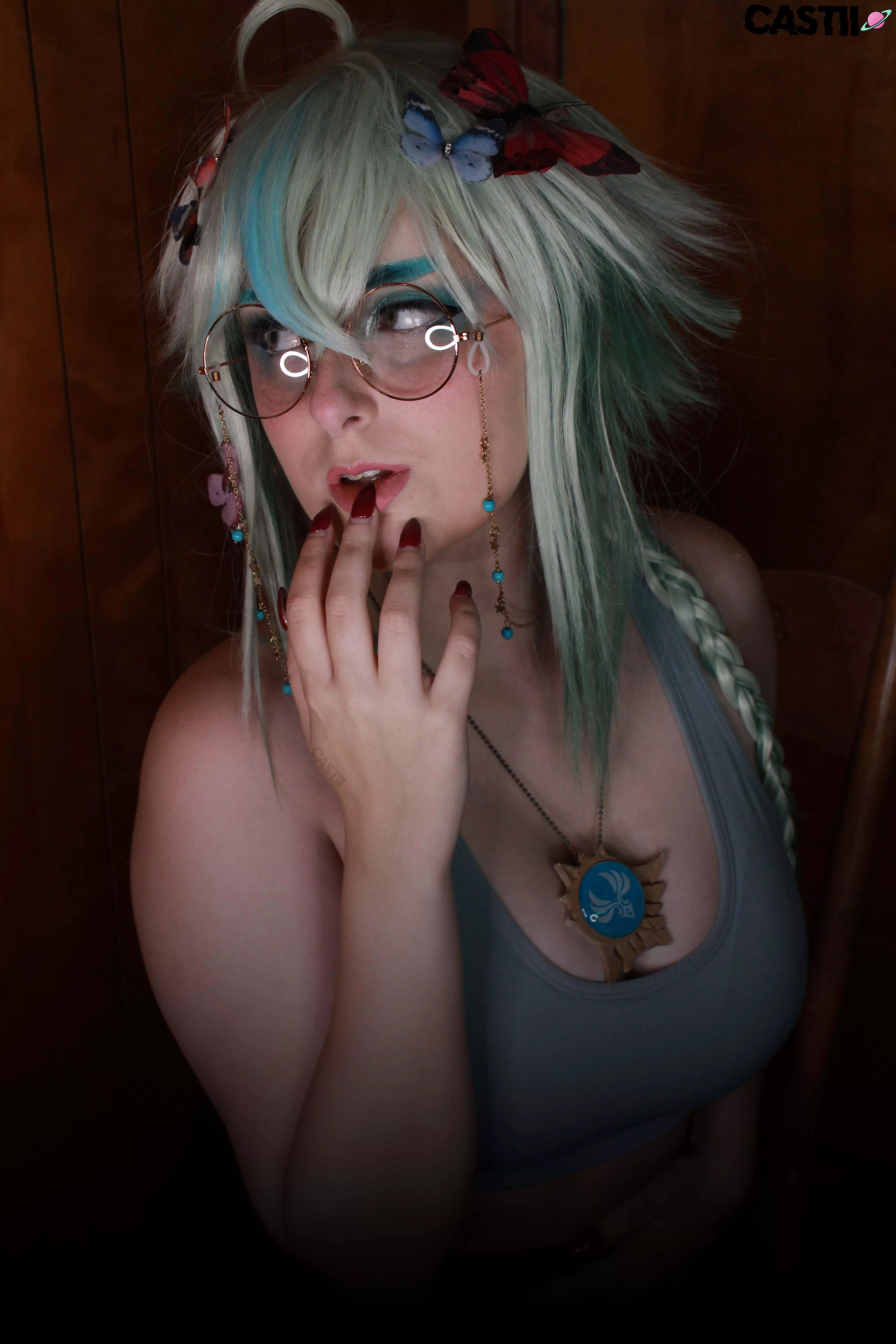 [SELF] Busty Genshin Impact Surcrose in a cute sports bra <3 posted by kcastii