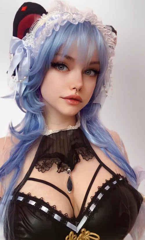 [self] Maid Dress Ganyu from Sophie Snomster by Winterwonderannie