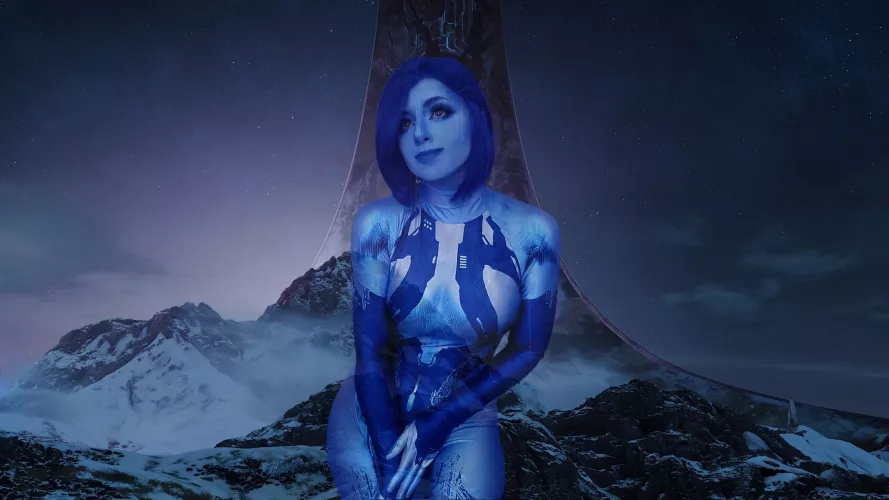 [Self] PrimroseFawn as Cortana from Halo Infinite by primrosefawn