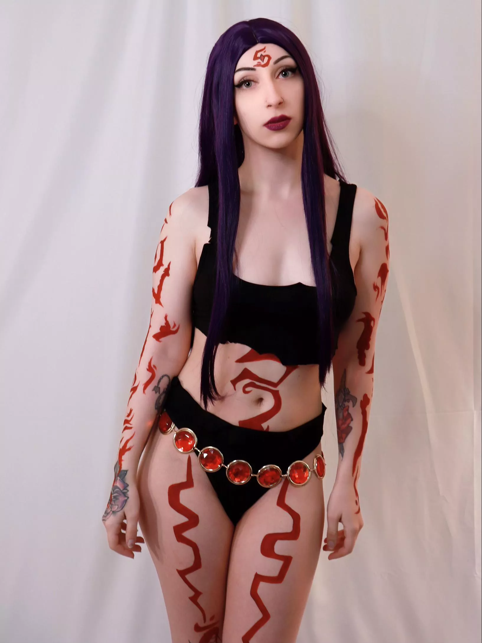 [self] Raven in Teen Titans ‘birthmark’ posted by gh0stly_girlfriend