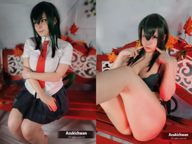 [self] Tsuyu From BNHA By Azukichwan by youraltbarbie