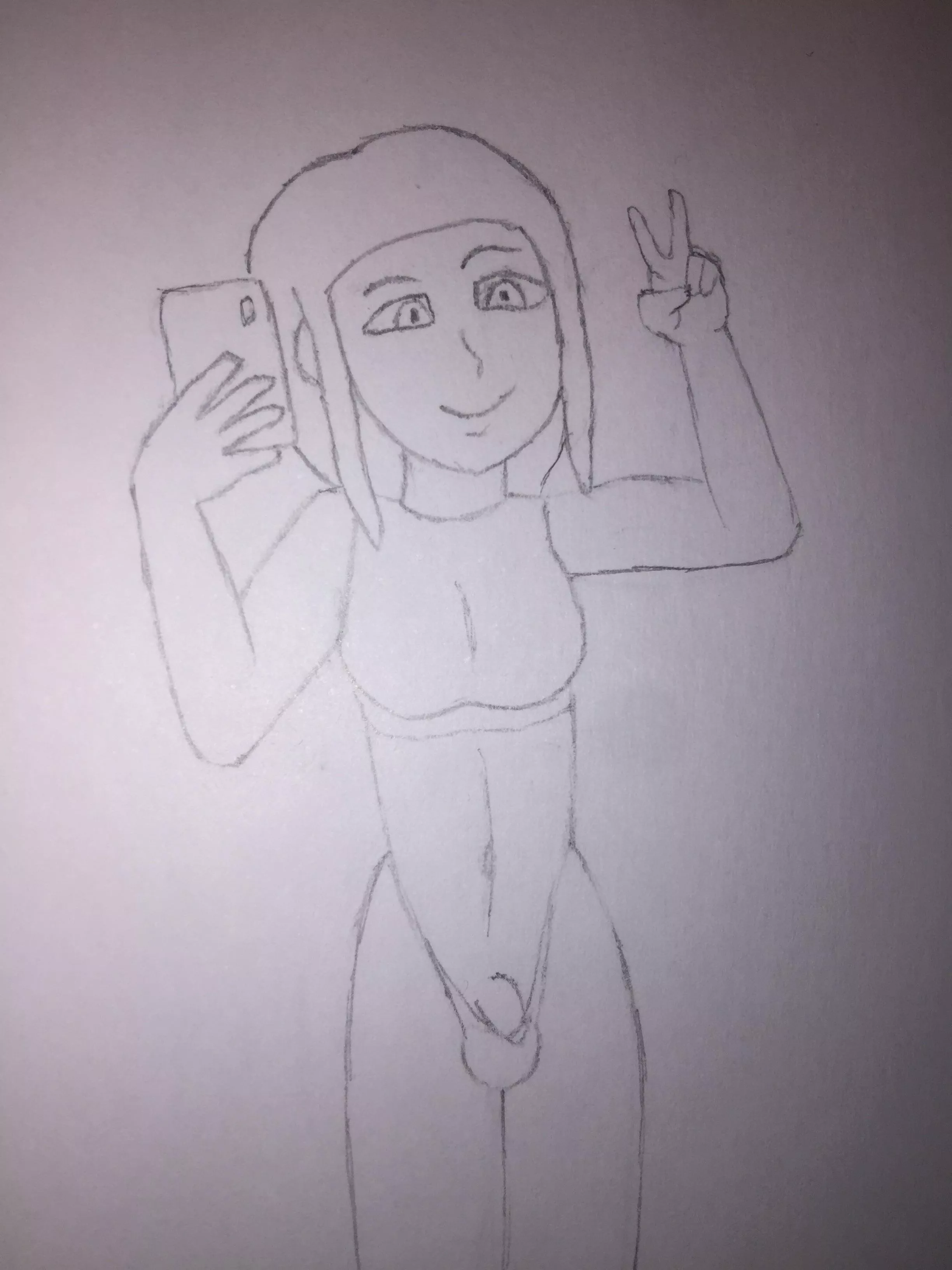 Selfie wigh her tniy penis posted by golfingtimely