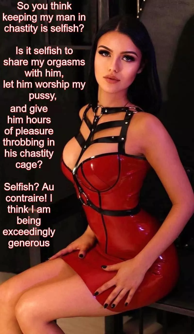 Selfish? posted by lockedrod