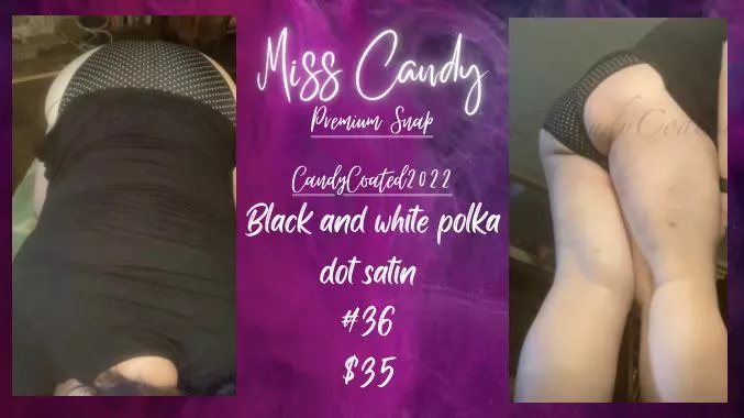 🍭 [selling] black and white polka dots today! posted by CandyCoated20212